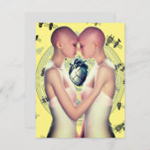 Future Love Feiertagskarte (Vorne/Hinten)