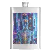 Future Man Flachmann (Vorderseite)