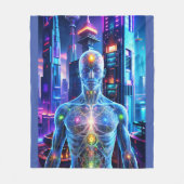 Future Man Fleecedecke (Vorderseite)