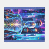 Future Man Fleecedecke (Vorderseite (Horizontal))