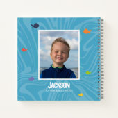 Future Marine Biologe Foto Spiral Notebook Notizblock (Rückseite)