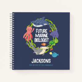 Future Marine Biologe Foto Spiral Notebook Notizblock