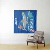 Future Marine Biologe Kids Room Tapestory Wandteppich (Beispiel (Horizontal))
