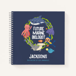 Future Marine Biologe Spiral Notebook Notizblock