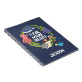 Future Marine Biologe Spiral Notebook Notizblock (Rechte Seite)