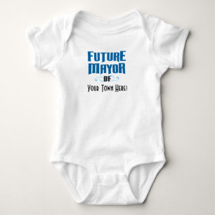 Future Mayor One-Piece Bodysuit for Baby Boy Strampler