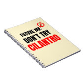 Future Me: Probieren Sie Cilantro nicht aus - Funn Notizblock (Rechte Seite)