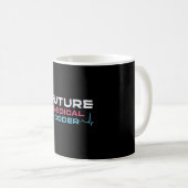 Future Medical Coder Coding ICD Coder Programmer Kaffeetasse (VorderseiteRechts)