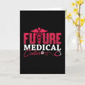 Future Medical Coder ICD Coding Programmer Gift Karte (Gelbe Blume)