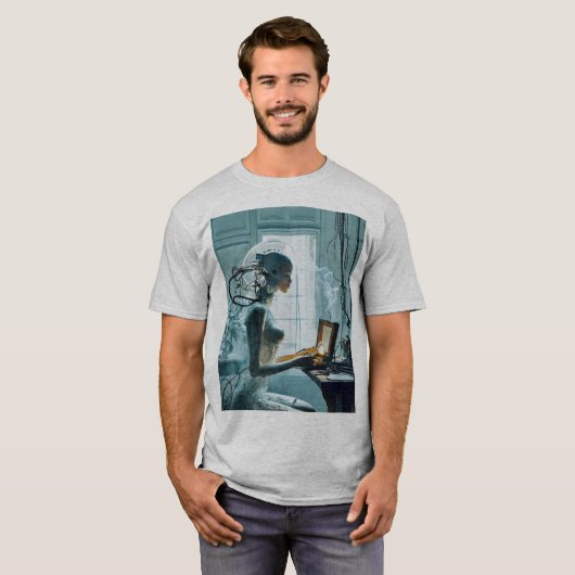 "Future Meets Intelligence" T-Shirt (Vorne ganz)