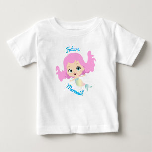 Future Mermaid Niedlich Cartoon Baby T-shirt