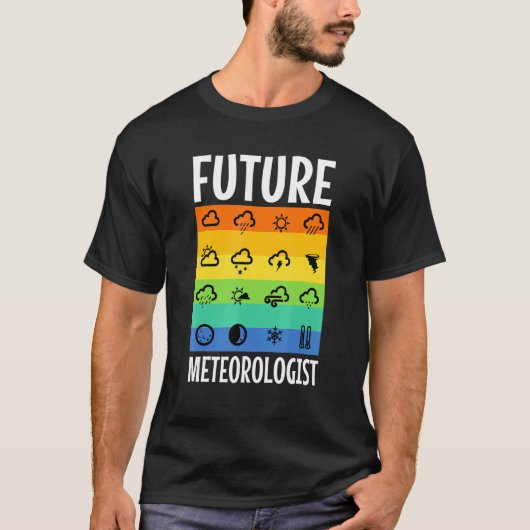Future Meteorologe 2 T-Shirt (Vorderseite)
