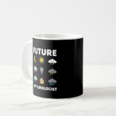 Future Meteorologist Weather Forecast Kaffeetasse (Vorderseite Links)