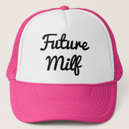 Future Milf Black Truckerkappe