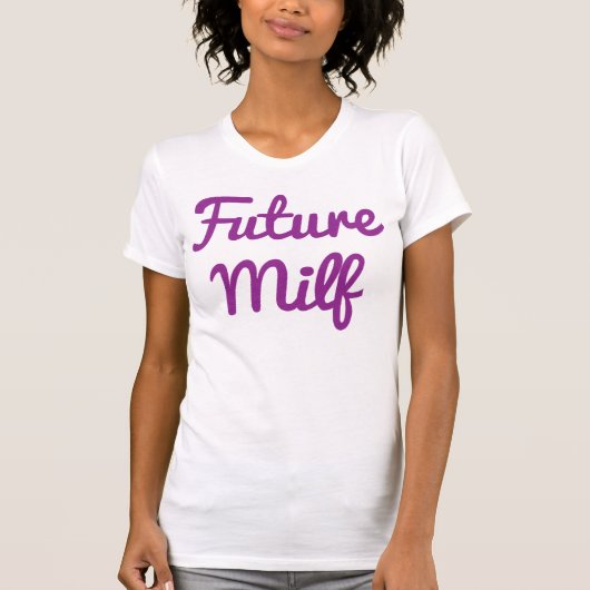 Future Milf Lila T-Shirt (Vorderseite)