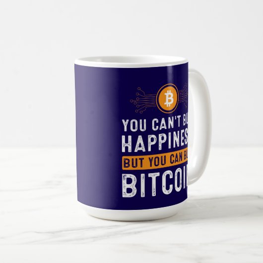 Future Millionaire Bitcoin Humor Cryptocurrency  Kaffeetasse (VorderseiteRechts)