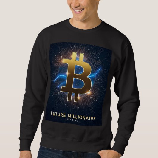 Future Millionaire Bitcoin Sweatshirt (Vorderseite)