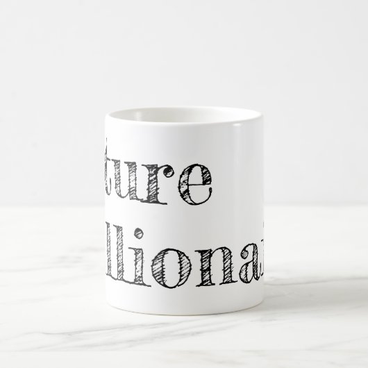 Future Millionaire Kaffeetasse (Mittel)