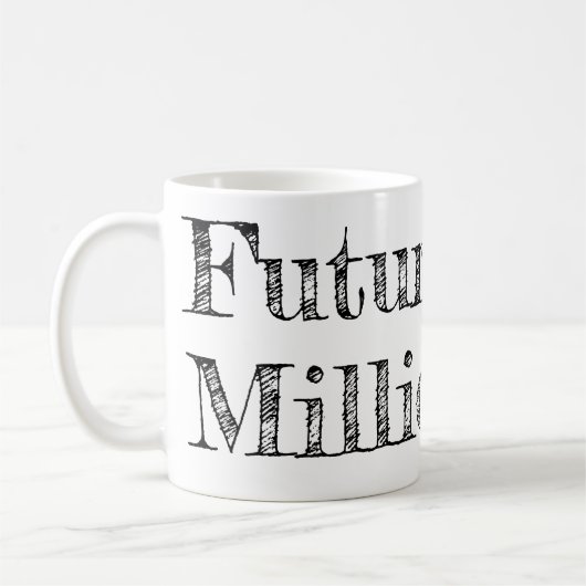Future Millionaire Kaffeetasse (Links)