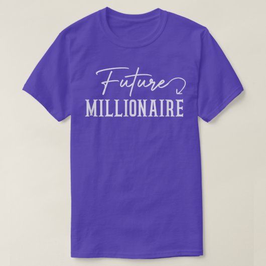 Future Millionaire Motivation, Entrepreneur Design T-Shirt (Design vorne)