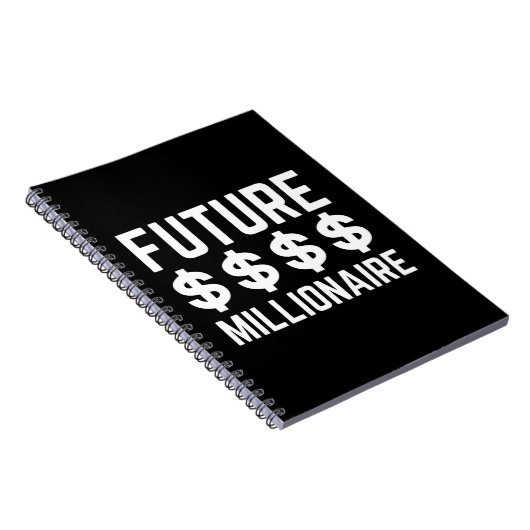 Future Millionaire Notizblock (Rechte Seite)
