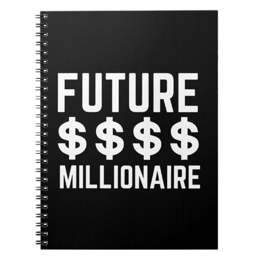 Future Millionaire Notizblock (Vorderseite)