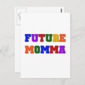 Future Momma Tshirts und Geschenke Postkarte (Vorne/Hinten)
