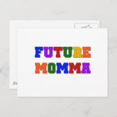 Future Momma Tshirts und Geschenke Postkarte (Vorne/Hinten)