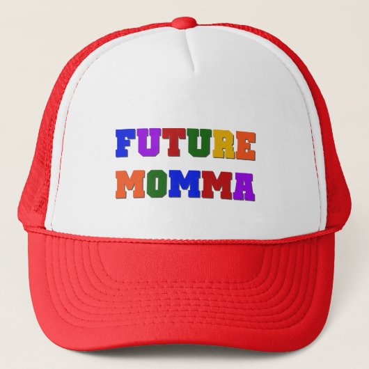 Future Momma Tshirts und Geschenke Truckerkappe (Vorderseite)