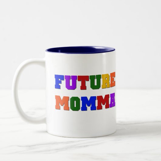 Future Momma Tshirts und Geschenke Zweifarbige Tasse (Links)