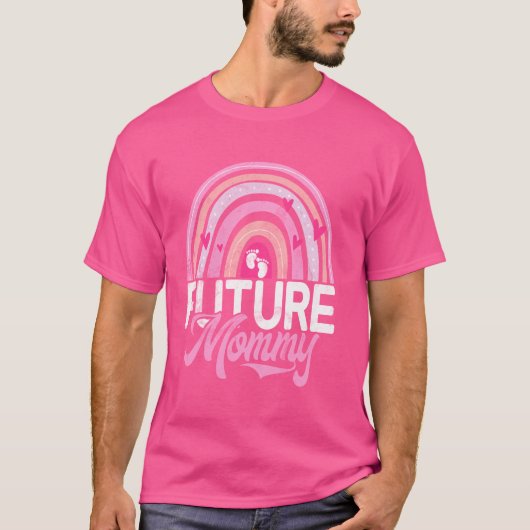 Future Mommy Baby Shower T-Shirt (Vorderseite)