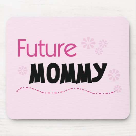 Future Mommy Tshirts und Geschenke Mousepad (Vorne)