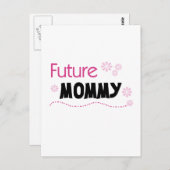 Future Mommy Tshirts und Geschenke Postkarte (Vorne/Hinten)