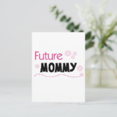 Future Mommy Tshirts und Geschenke Postkarte (Stehend Vorderseite)