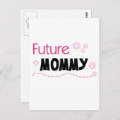 Future Mommy Tshirts und Geschenke Postkarte (Vorne/Hinten)
