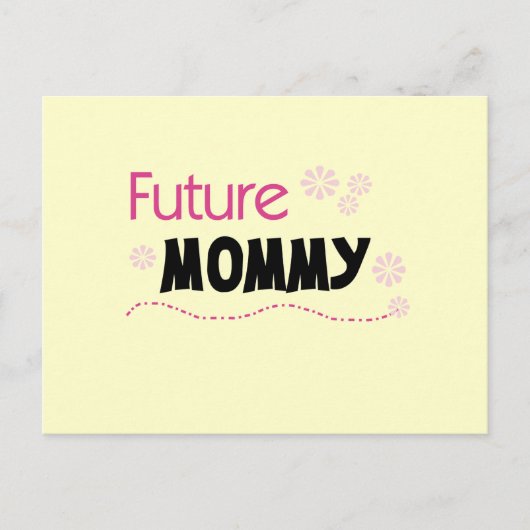 Future Mommy Tshirts und Geschenke Postkarte (Vorderseite)