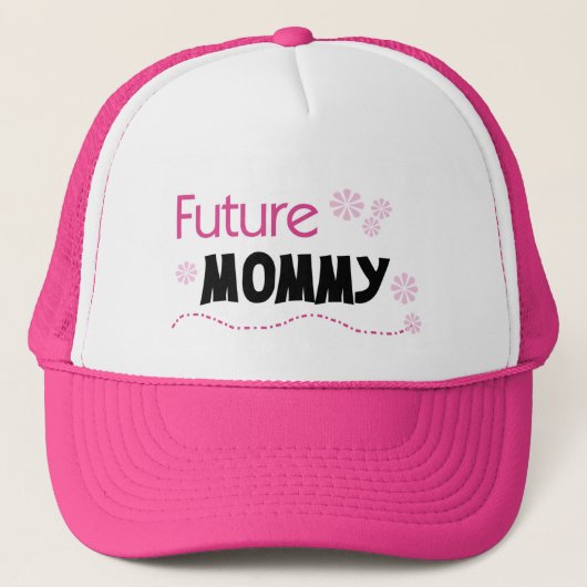 Future Mommy Tshirts und Geschenke Truckerkappe (Vorderseite)
