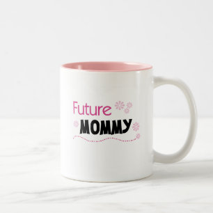 Future Mommy Tshirts und Geschenke Zweifarbige Tasse