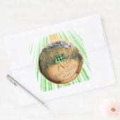 Future Money Quadratischer Aufkleber (Umschlag)