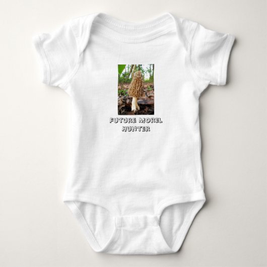 Future Morel Hunter Baby Strampler (Vorderseite)