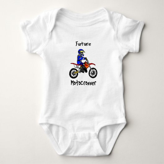 Future Motocross Baby Strampler (Junge) (Vorderseite)