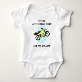 Future Motocross Rider Baby Bodysuit Strampler