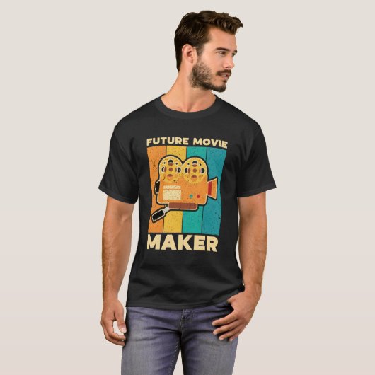 Future Movie Maker Producer Director Filmaker T-Shirt (Vorne ganz)