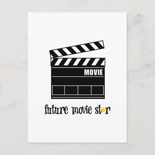 Future Movie Star Postkarte (Vorderseite)