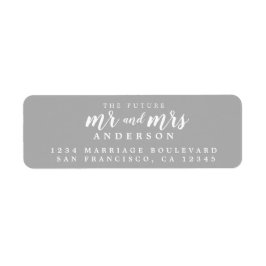 Future Mr. Grey Wedding Rücksendeadresse