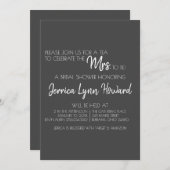 Future Mr. & Mrs. Brautparty Einladung (Vorne/Hinten)