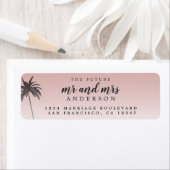 Future Mr. Pink Beach Wedding Rücksendeadresse (Insitu)