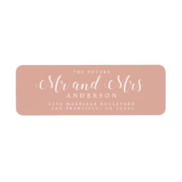 Future Mr. Script Dusty Pink