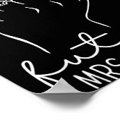 Future Mrs. Anderson New Bridal To Be Fiance Bache Poster (Ecke)