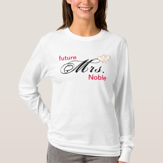 "Future Mrs. —" anpassen T-Shirt (Vorderseite)